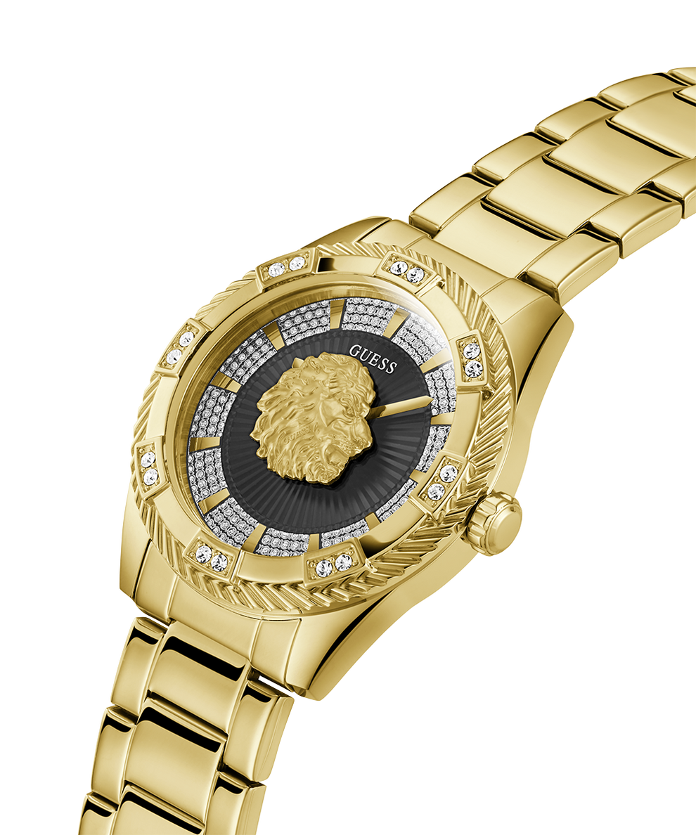 GW0783G1 GUESS Mens Gold Tone Analog Watch lifestyle angle