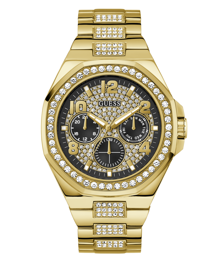 Guess Mens Empire Gold Tone Multi-Function Watch - GW0785G2 GUESS Guess Mens Empire Gold Tone Multi-Function Watch - GW0785G2 GUESS