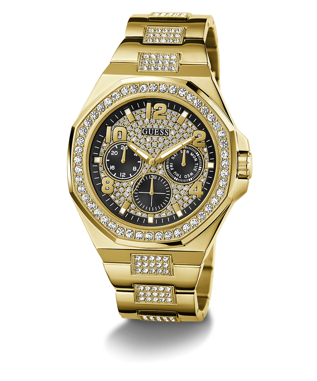 GUESS Mens Gold Tone Multi-function Watch GW0785G2 GUESS