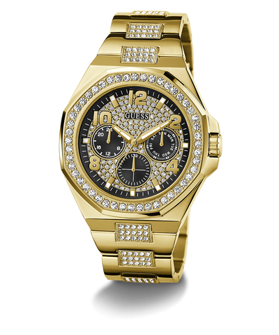 GW0785G2 GUESS Mens Gold Tone Multi-function Watch angle