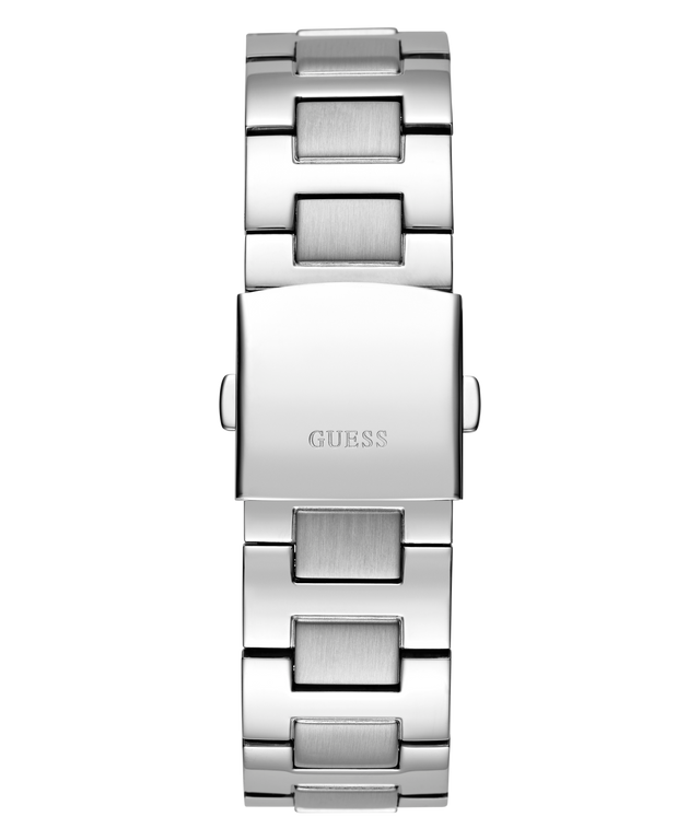 GW0785G3 GUESS Mens Silver Tone Multi-function Watch back