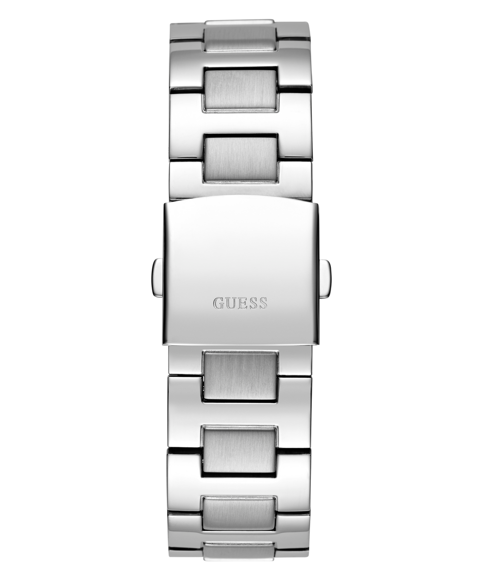 GW0785G3 GUESS Mens Silver Tone Multi-function Watch back