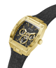 GW0786G1 Guess Mens Black Gold Tone Multi-function Watch lifestyle angle