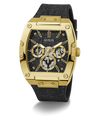 GW0786G1 Guess Mens Black Gold Tone Multi-function Watch angle