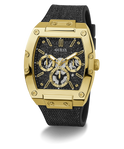 GW0786G1 Guess Mens Black Gold Tone Multi-function Watch angle