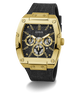 GW0786G1 Guess Mens Black Gold Tone Multi-function Watch angle