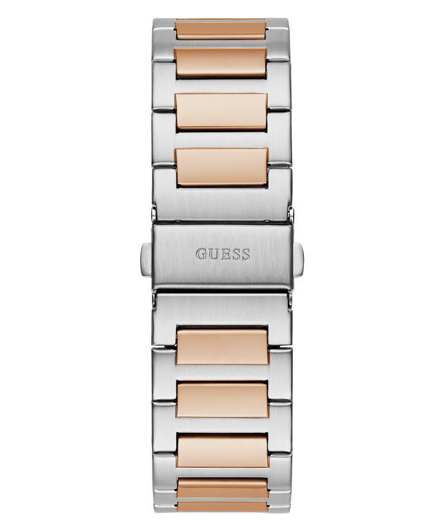 GW0789G4 GUESS Mens 2-Tone Silver Tone Analog Watch back