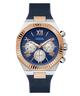 GW0791G2 GUESS Mens Blue 2-Tone Multi-function Watch