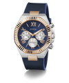 GW0791G2 GUESS Mens Blue 2-Tone Multi-function Watch angle