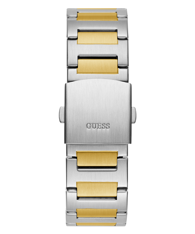 GW0795G1 GUESS Mens Silver Tone Multi-function Watch back