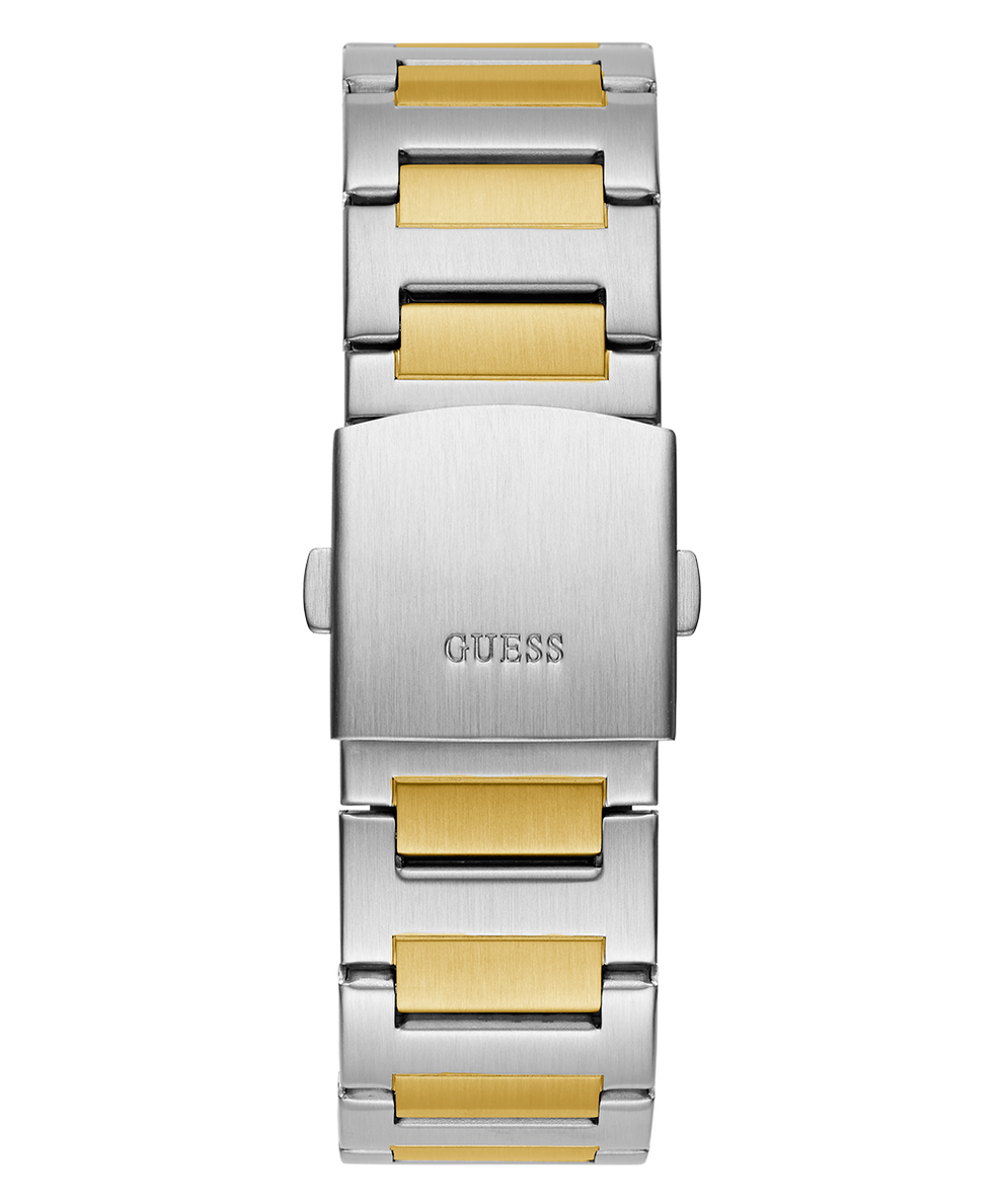 GW0795G1 GUESS Mens Silver Tone Multi-function Watch back