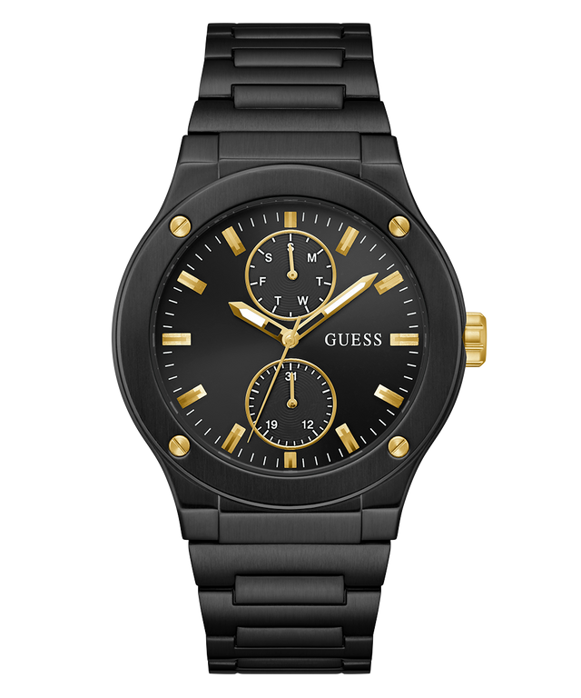 GW0795G3 GUESS Mens Black Multi-function Watch