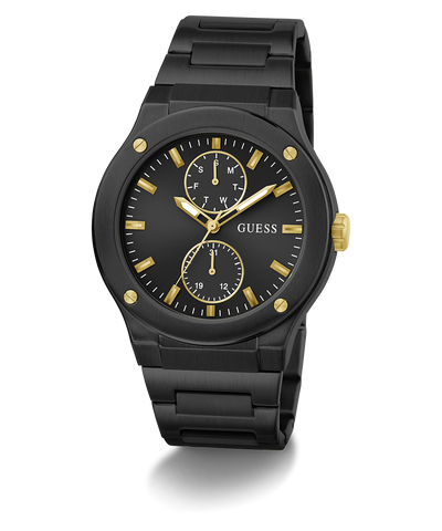 GW0795G3 GUESS Mens Black Multi-function Watch angle