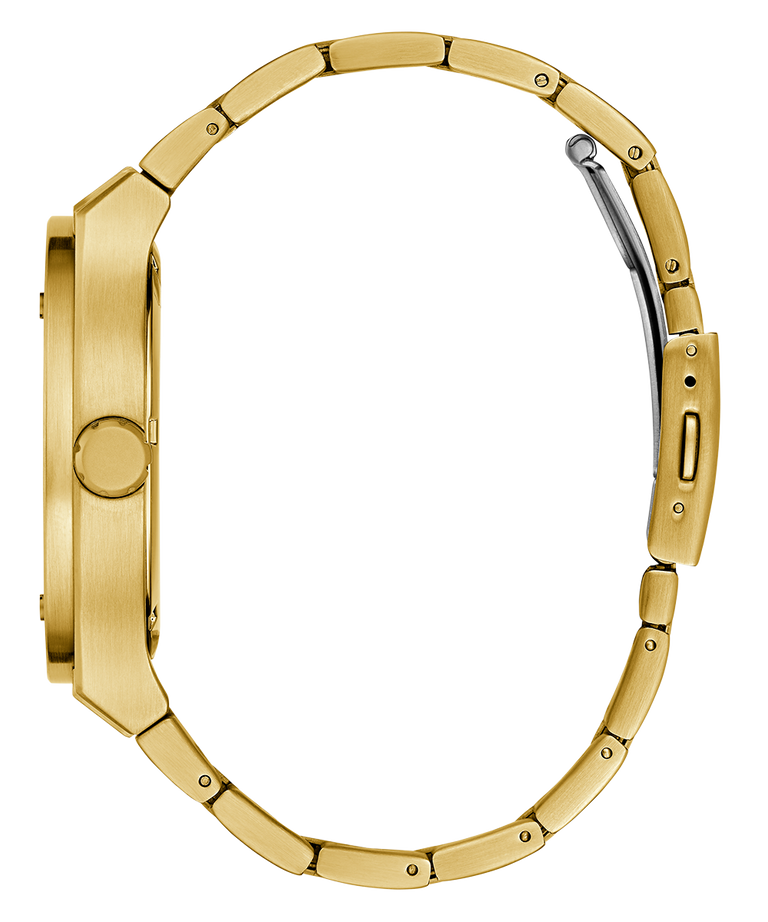 GW0795G4 GUESS Mens Gold Tone Multi-function Watch side view