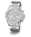 GW0796G1 GUESS Mens Silver Tone Multi-function Watch angle