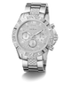 GW0796G1 GUESS Mens Silver Tone Multi-function Watch angle