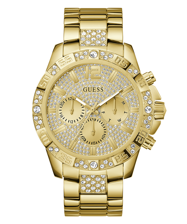 GW0796G2 GUESS Mens Gold Tone Multi-function Watch