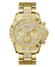 GW0796G2 GUESS Mens Gold Tone Multi-function Watch