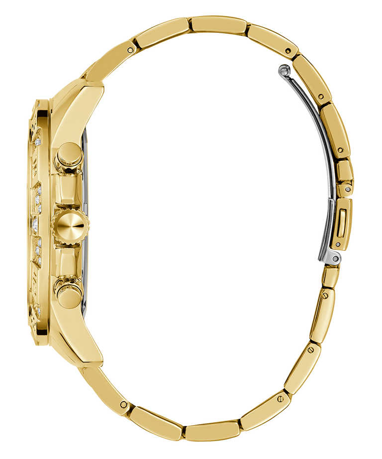 GW0796G2 GUESS Mens Gold Tone Multi-function Watch side view