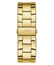 GW0796G2 GUESS Mens Gold Tone Multi-function Watch back view