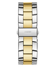 GW0796G3 GUESS Mens 2-Tone Multi-function Watch back view