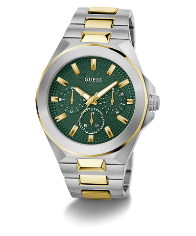 GW0798G3 GUESS Mens 2-Tone Multi-function Watch angle