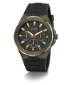 GW0799G1 GUESS Mens Black 2-Tone Multi-function Watch angle