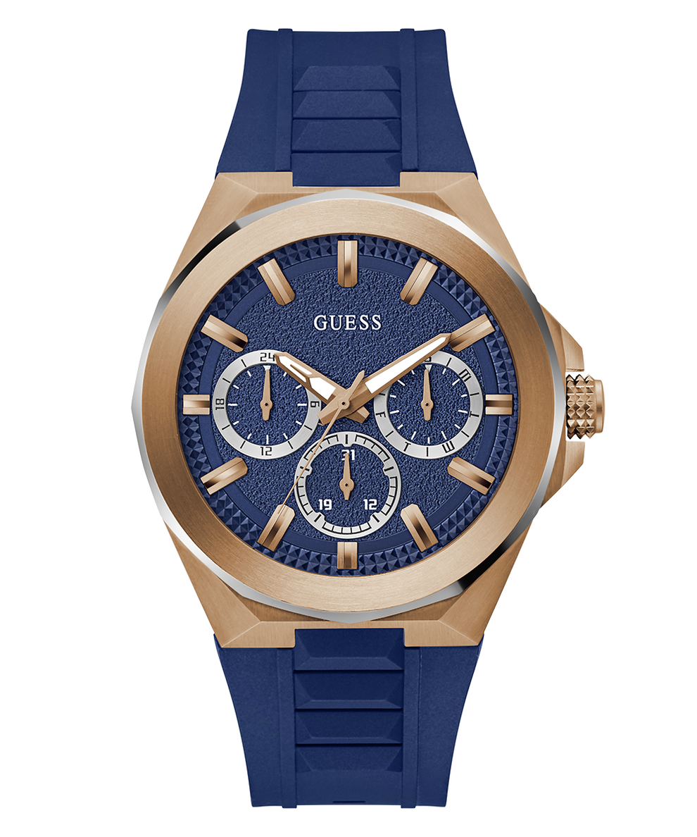 GW0799G2 GUESS Mens Blue 2-Tone Multi-function Watch