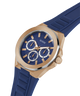 GW0799G2 GUESS Mens Blue 2-Tone Multi-function Watch lifestyle angle