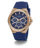 GW0799G2 GUESS Mens Blue 2-Tone Multi-function Watch angle