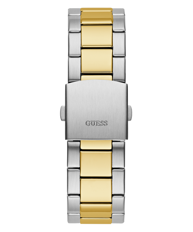 GW0800G1 GUESS Mens 2-Tone Silver Tone Multi-function Watchbback