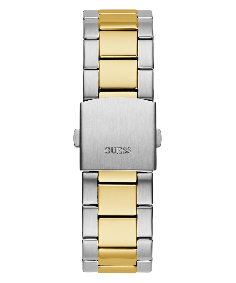 GW0800G1 GUESS Mens 2-Tone Silver Tone Multi-function Watchbback