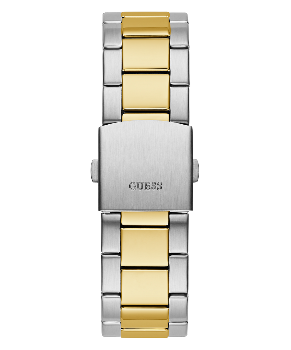 GW0800G1 GUESS Mens 2-Tone Silver Tone Multi-function Watchbback