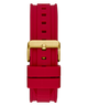 GW0802G2 GUESS Mens Red 2-Tone Multi-function Watch back view