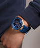 GW0803G2 GUESS Mens Blue Rose Gold Tone Multi-function Watch lifestyle