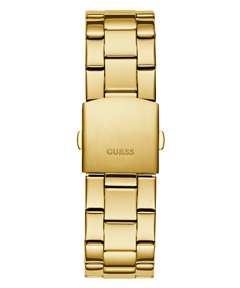 GUESS Mens Gold Tone Analog Watch GW0804G3 back