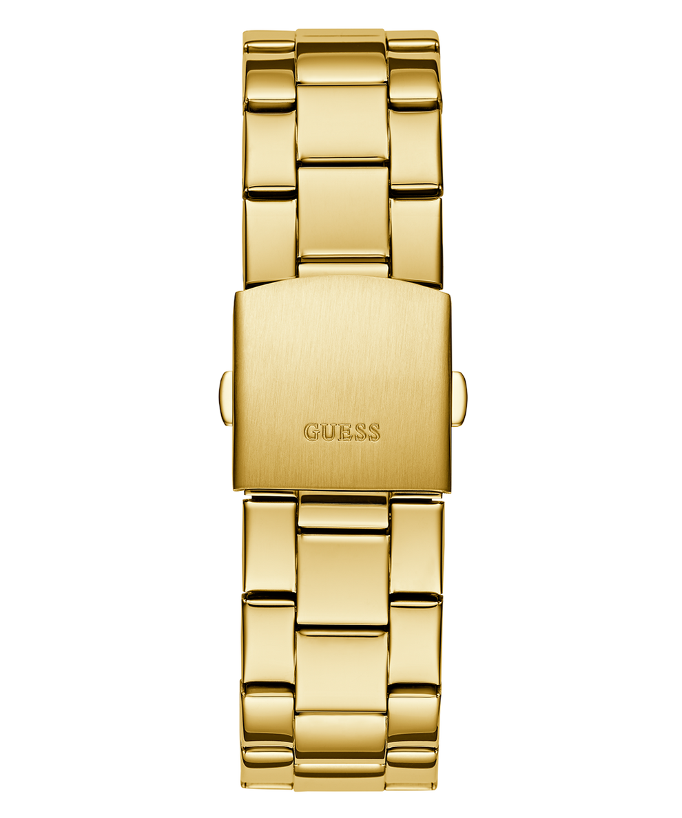 GUESS Mens Gold Tone Analog Watch GW0804G3 back