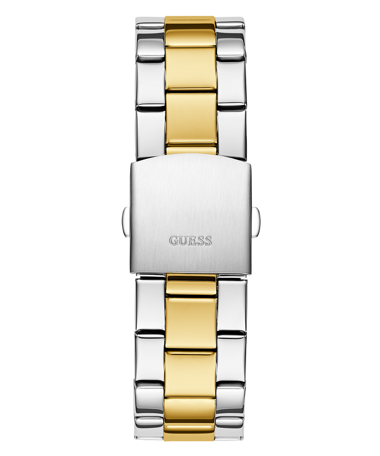 GW0804G4 GUESS Mens 2-Tone Silver Tone Analog Watch back