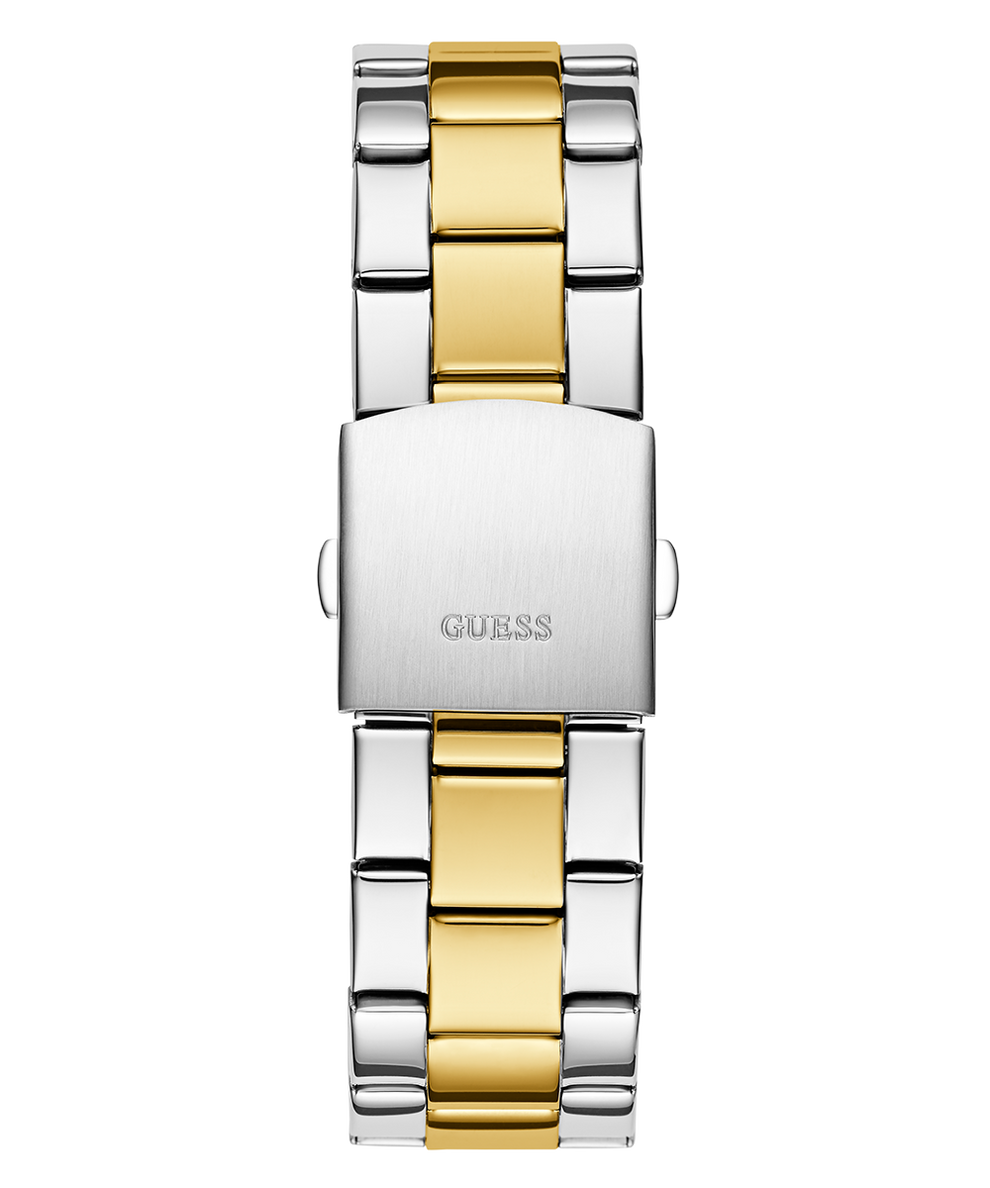 GW0804G4 GUESS Mens 2-Tone Silver Tone Analog Watch back