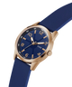 GW0805G3 GUESS Mens Blue Rose Gold Tone Analog Watch lifestyle angle