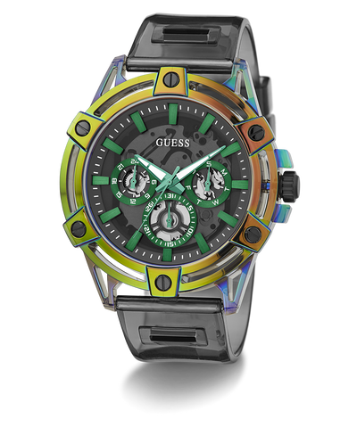 GW0806G5 GUESS Mens Black Multi-function Watch angle