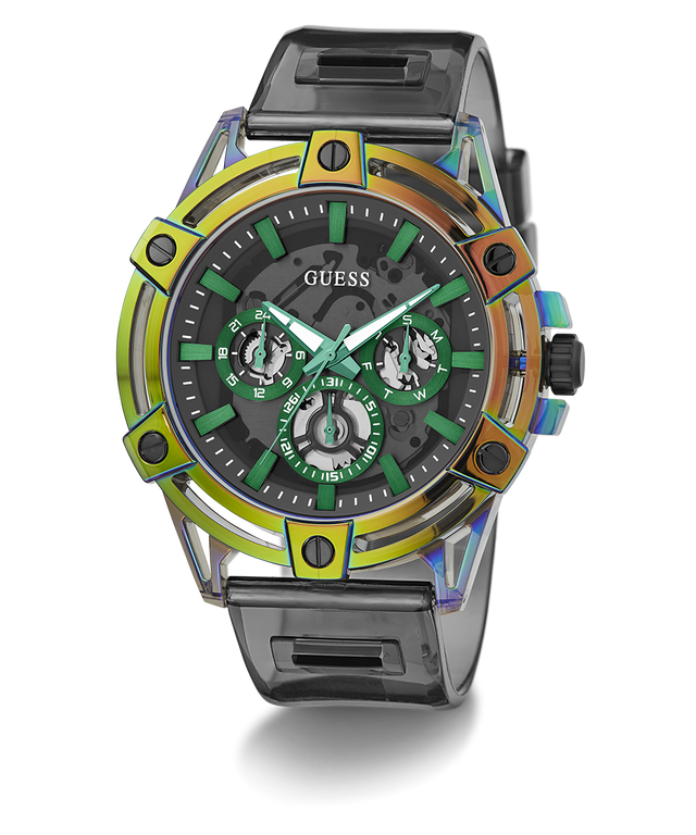 GW0806G5 GUESS Mens Black Multi-function Watch angle