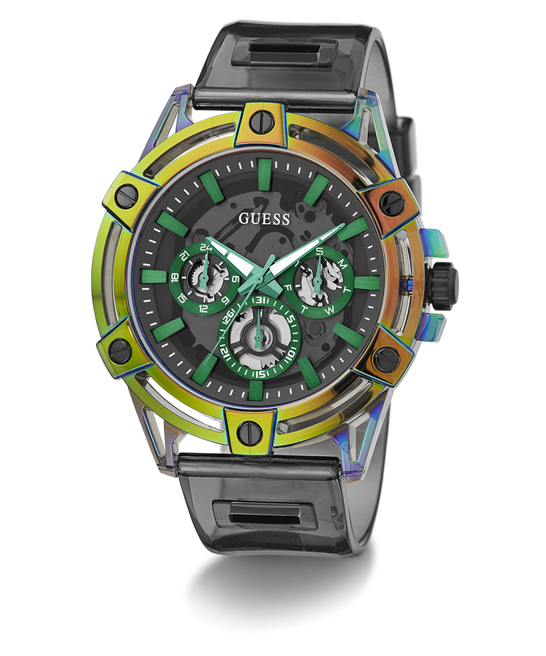 GW0806G5 GUESS Mens Black Multi-function Watch angle