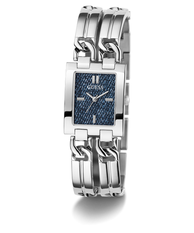 GW0807L1 GUESS Ladies Silver Tone Analog Watch angle