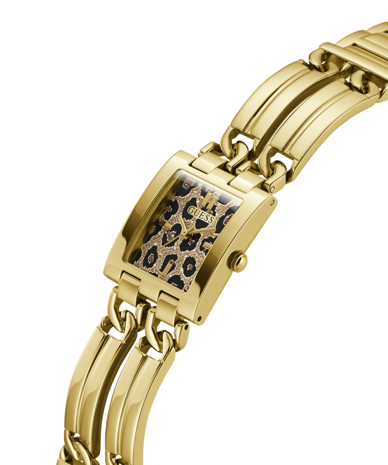 Guess Ladies MOD ID Leopard Gold Case & Band Watch - GW0807L2 GUESS Guess Ladies MOD ID Leopard Gold Case & Band Watch - GW0807L2 GUESS