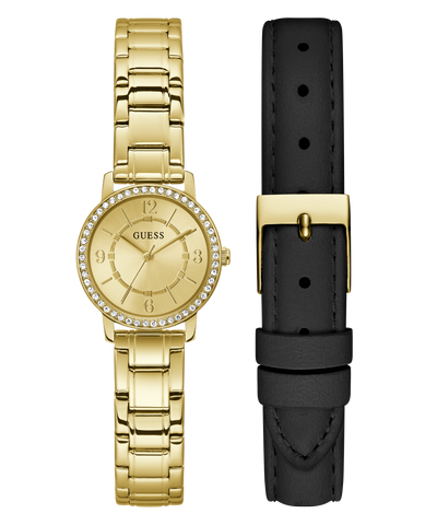 GW0808L2 GUESS Ladies Gold Tone Analog Watch Box Set