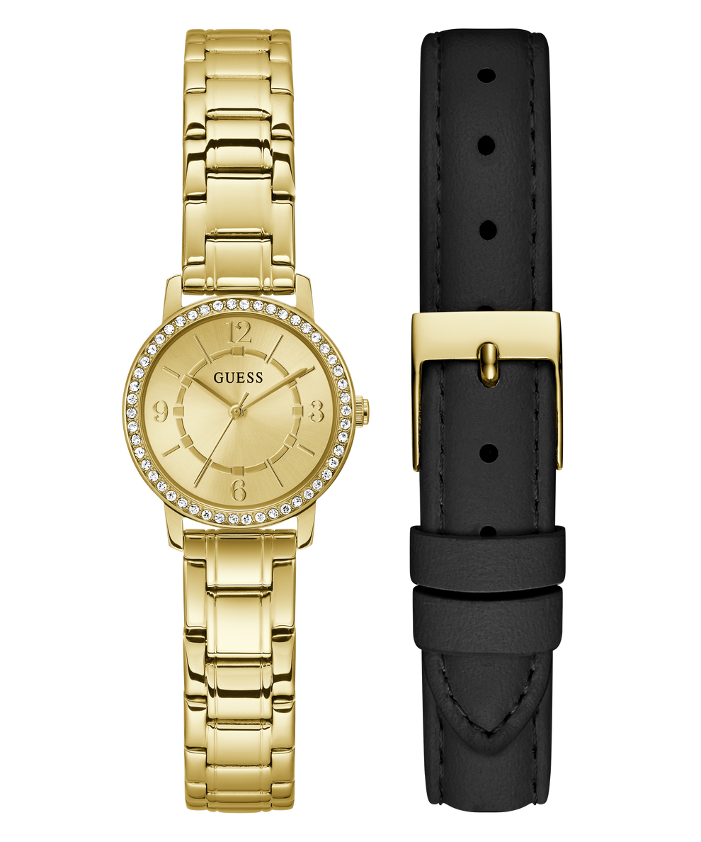 GW0808L2 GUESS Ladies Gold Tone Analog Watch Box Set