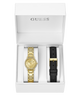 GW0808L2 GUESS Ladies Gold Tone Analog Watch Box Set box