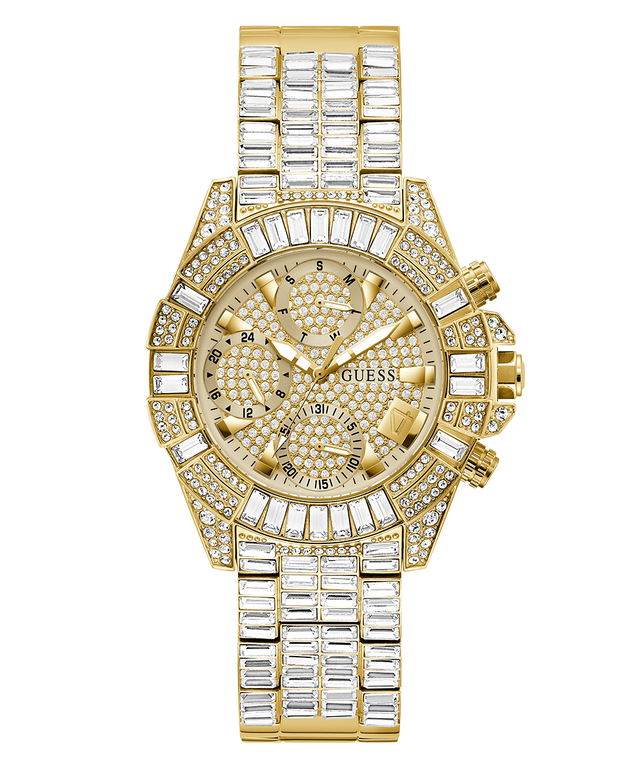 GW0812L2 40th Anniversary Limited Edition GUESS Ladies Gold Tone Multi-function Watch