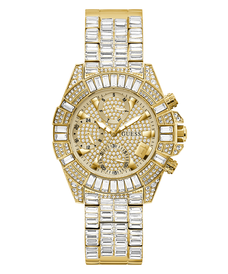 GW0812L2 40th Anniversary Limited Edition GUESS Ladies Gold Tone Multi-function Watch